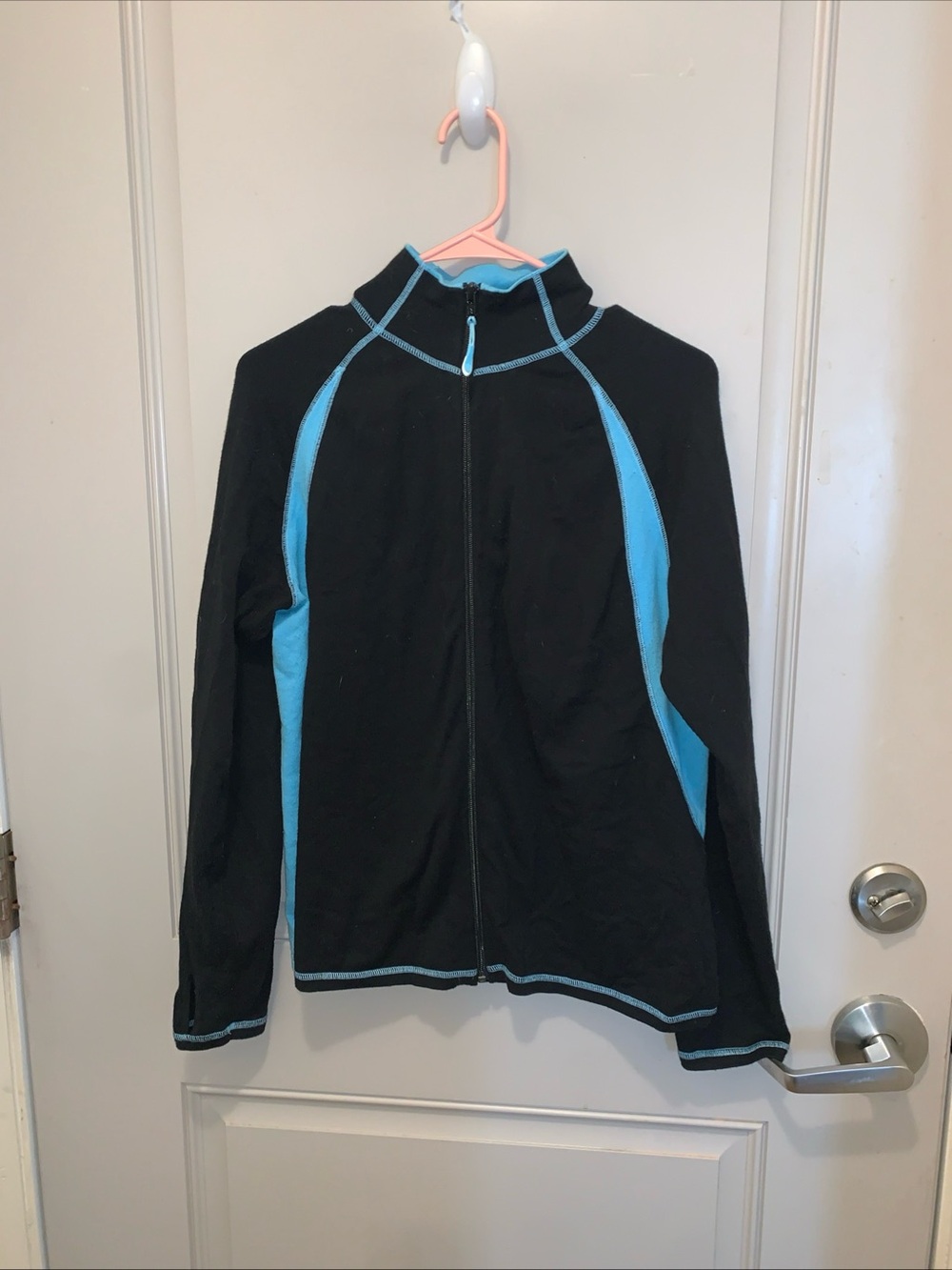 L.L. Bean Women’s Coolmax Blue Full Zip Athletic Jacket Size L